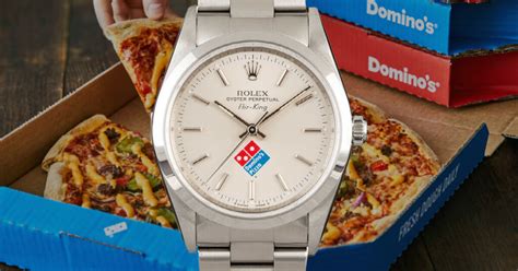 rolex domino's pizza price|domino's rolex value.